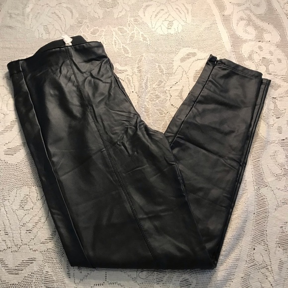 Love tree faux leather pants M - Picture 1 of 7